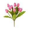 9 artificial tulip bouquets, home decoration shooting props, artificial flowers, mini artificial flowers Item Picture